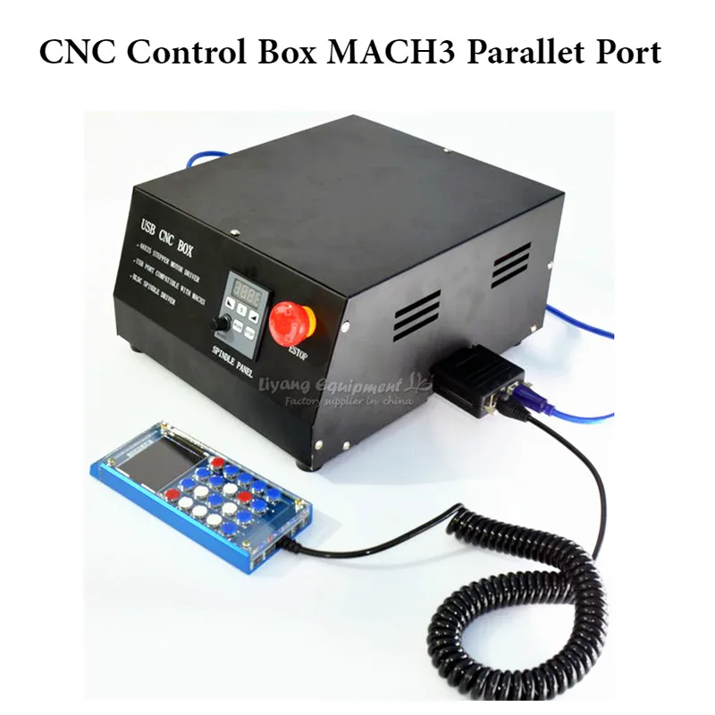 

DC Brushless spindle drive 4axis CNC control box MACH3 parallet port for engraving machine