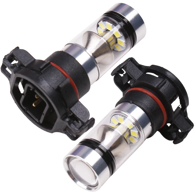 1X/2X передние противотуманные фары Светильник лампы 5202 авто фары H16 100 Вт 20led высокой Мощность Светильник лампы передние противотуманные фары светильник