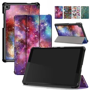 

New Flat Leather Protective Case For Lenovo Tab M8 HD 8 Inch Tablet 2019 TB-8505F TB-8505X PU+Leather Case Cover