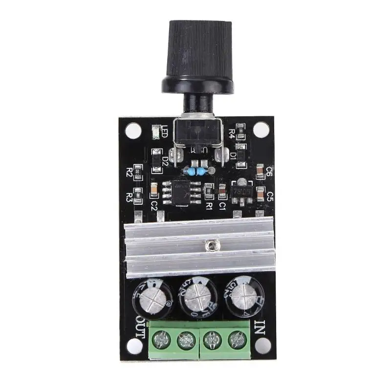 DC6V-28V 3A двигатель переключатель регулятора скорости модуль прочный регулируемый регулятор скорости регулятор двигателя регулировка