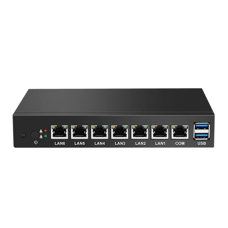 Мягкий маршрутизатор мини-ПК 1037U 1007U 6 Ethernet гигабитная LAN Intel NIC мульти сеть COM Последовательный usb порты промышленный ПК Запуск Pfsense