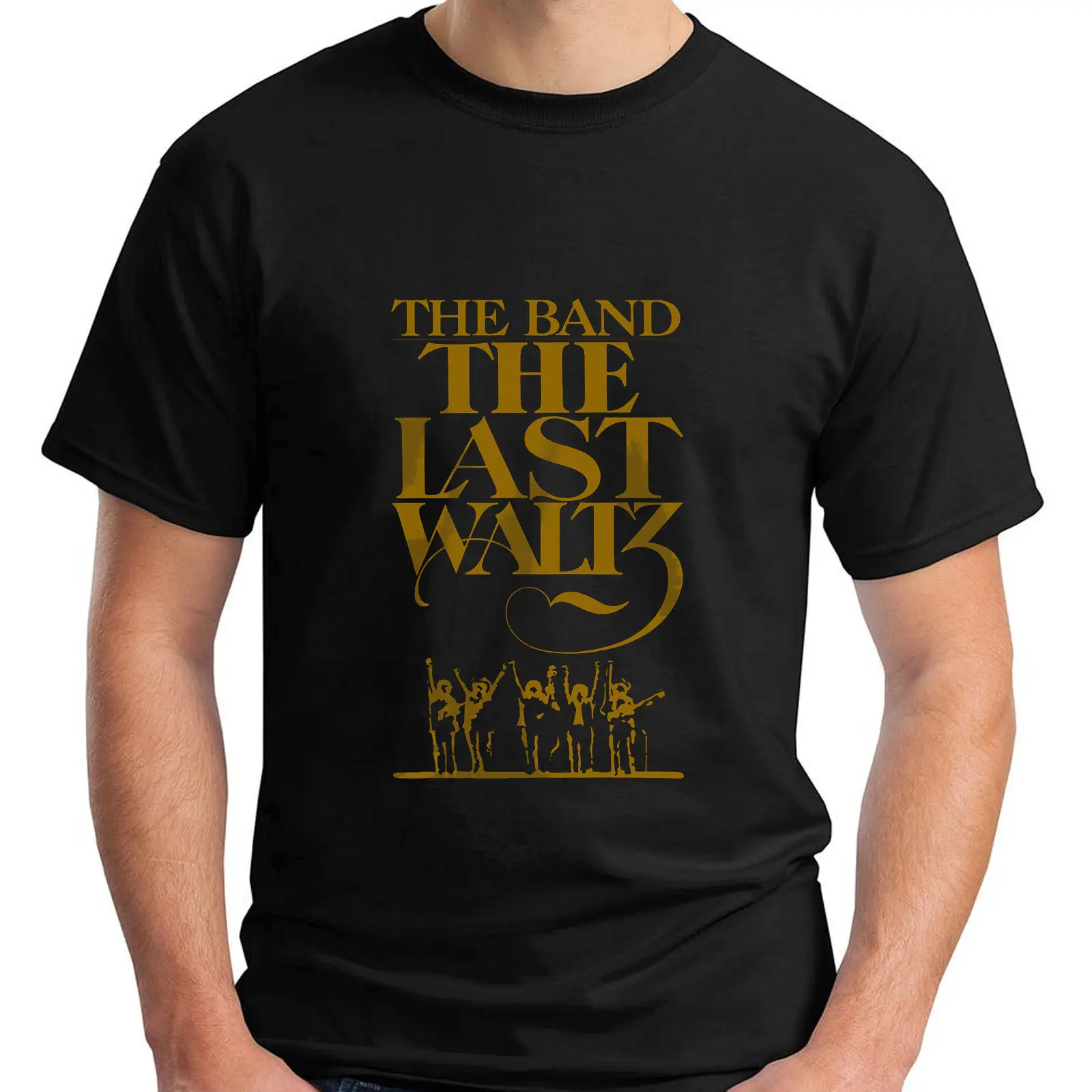 Новая Черная Мужская футболка с коротким рукавом и надписью The Last Waltz Rock Legend S-5XL |