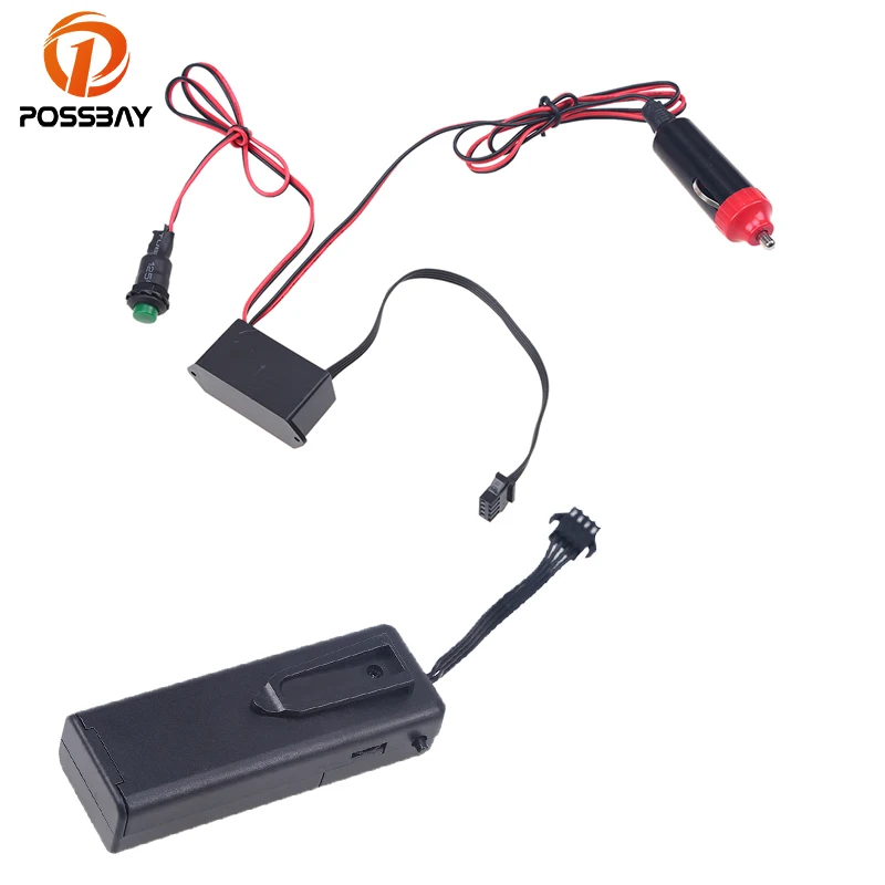 POSSBAY For 5M EL Wire 2AA Battery Inverter 3 Models EL Driver for ...