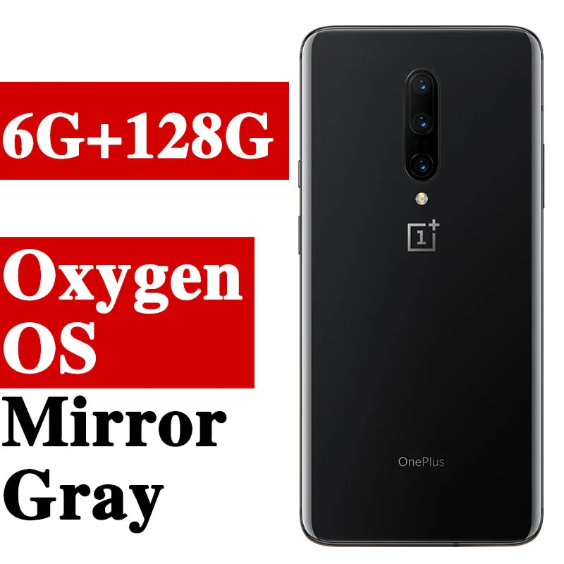 6G 128G gray Глобальная прошивка Oneplus 7 Pro мобильный телефон 6,67 дюймов Android 9 Snapdragon 855 6G ram 128G rom 4000 mAh смартфон - Цвет: 6G 128G gray
