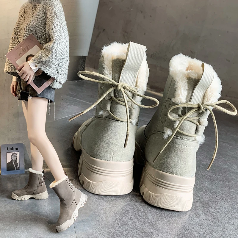 Botas mujer invierno; коллекция года; женская кожаная обувь; зимние теплые ботинки; женские повседневные весенние ботильоны; chaussures