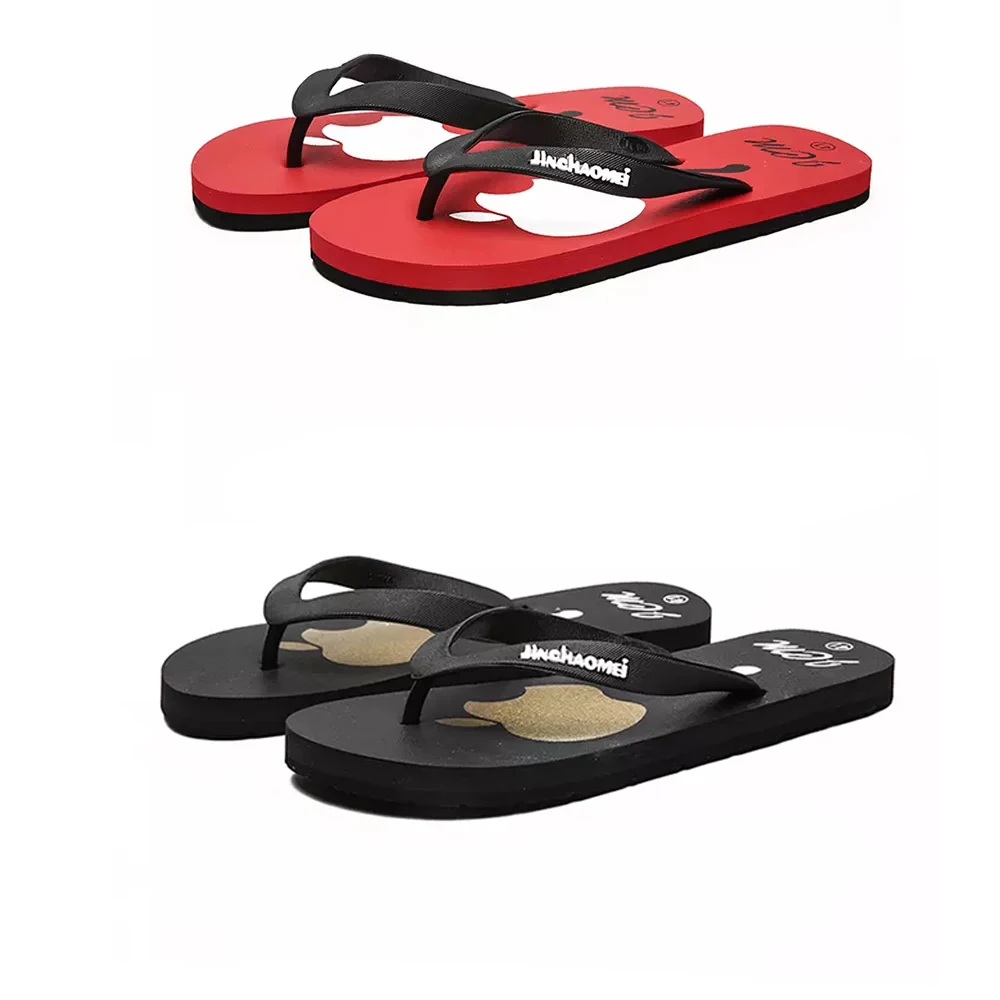 

Slippers For Men Flip-Flops Summer Flexible Flats Outdoor Beach Walking Lightweight Fashion Shoes