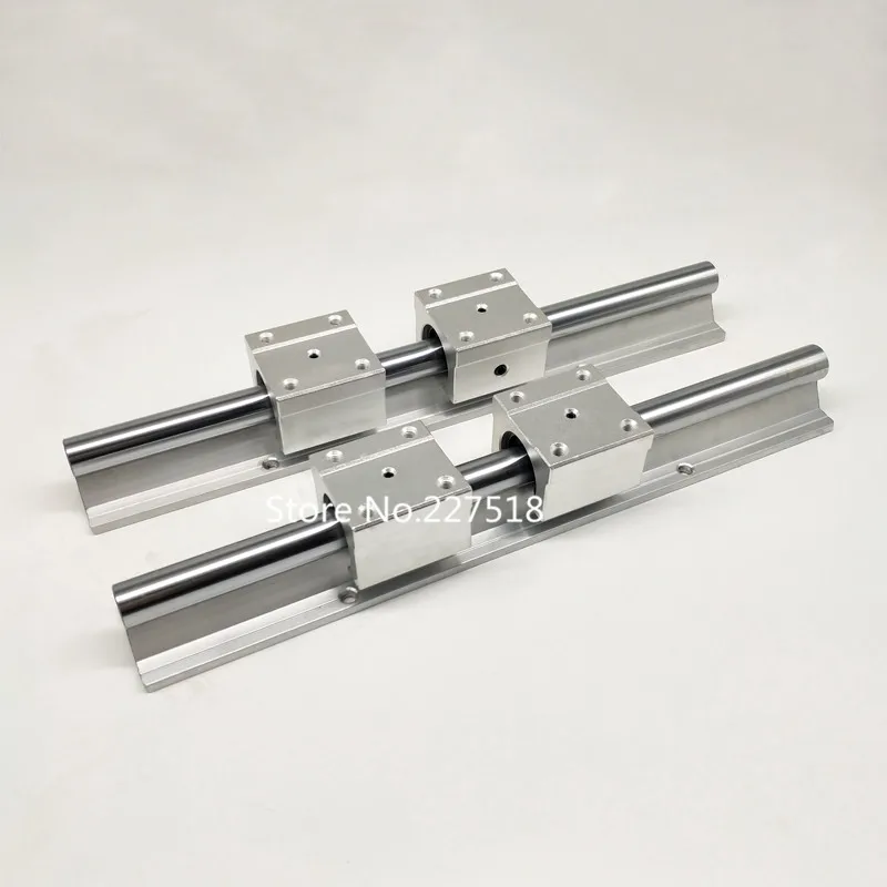 2pcs linear rail SBR16 L400mm + 4 pcs SBR16UU bearing blocks for cnc parts 16mm guide | Обустройство дома