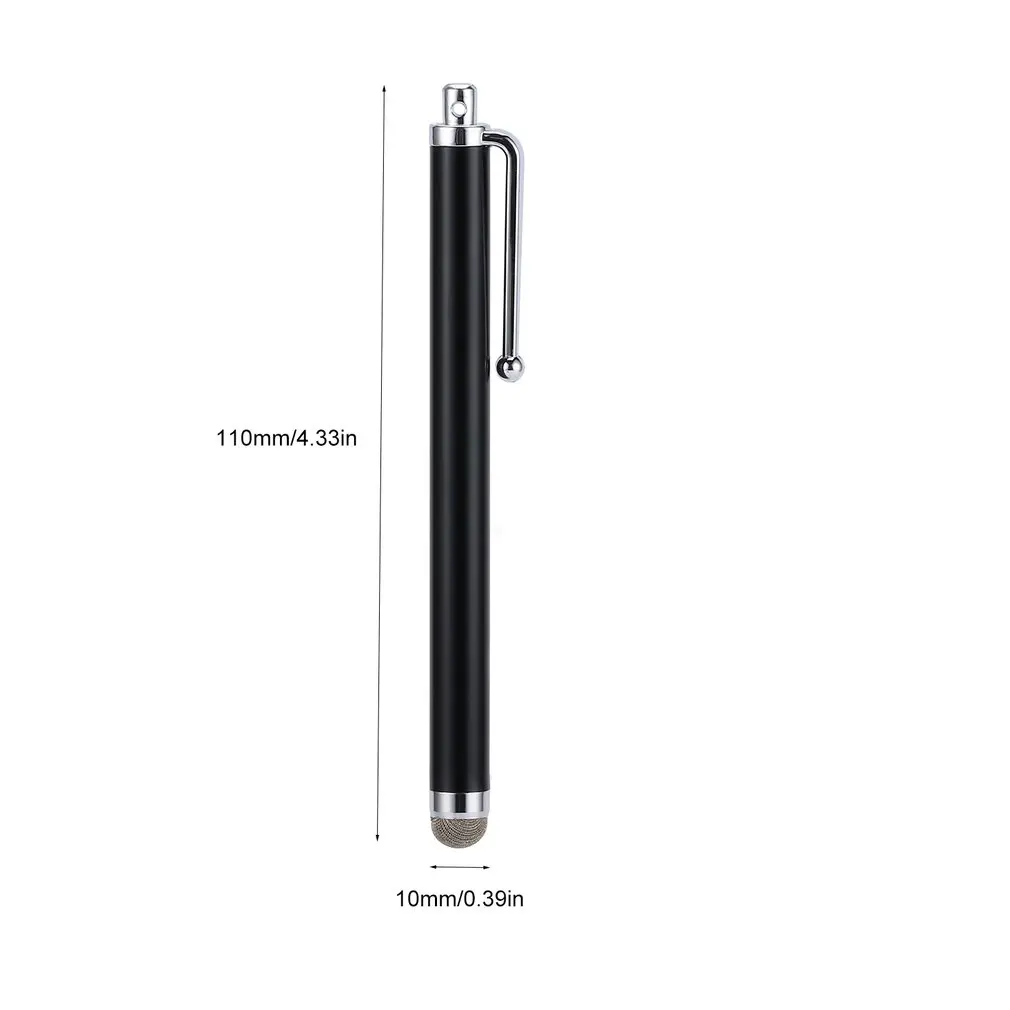 1 Piece 11cm Conductive Cloth Touch Screen Stylus Pen for Universal Tablet 6 Color Capacitor Stylus Pens