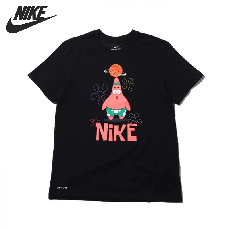 Nueva Original NIKE AS KI M NK DRY, para hombre SPNGBOB PAT, ropa deportiva de corta|Camisetas de monopatinaje| AliExpress