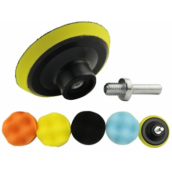 

11pcs 3 Buffing Waxing Polishing Sponge Pads Kit Combo For Car Polisher Drill Q
