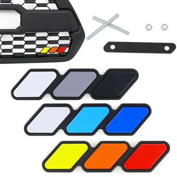 

Luxuriously And Vividly Tri-color 3 Grille Badge EMBLEM Fits For Toyota Tacoma 4Runner Tundra