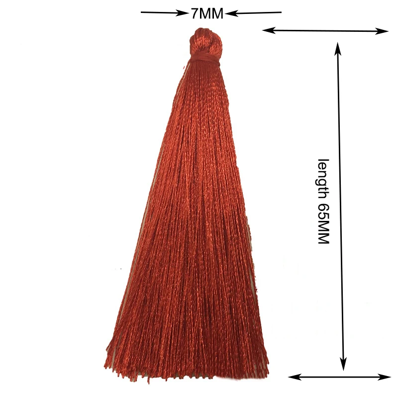 Casing Tassel Silk Tassel Fringe Sewing Bang Trim Handmade Curtain DIY Craft Jewelry Making 5pcs/lot 65mm,tassel fringe,tassel trim,mini tassels,silky floss tassels,leather tassels,fluorescent tassels,tassel accessories,tassel decoration