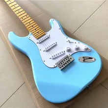 Classic matte light blue sky blue 6-string electric guitar maple fingerboard free shipping