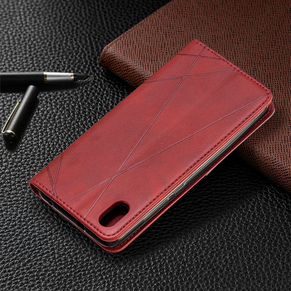 Чехол-Кошелек для Xiaomi Redmi 7A 7 Note 7 K20 Pro 9 T, мягкий силиконовый чехол из искусственной кожи с магнитным замком, откидной Чехол с отделением для карт