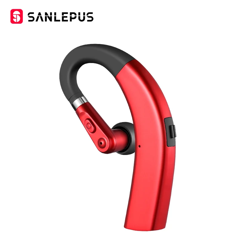 Red-Standard SANLEPUS M11 Bluetooth наушники беспроводные наушники гарнитура с HD микрофоном для телефона iPhone xiaomi samsung - Цвет: Red-Standard