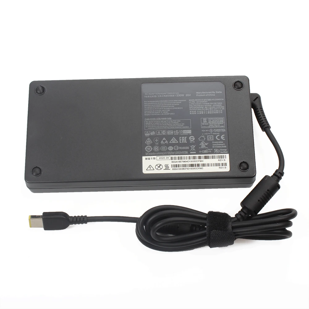 20V 11.5A 230W USB PIN AC Laptop Charger Adapter for Lenovo Legion Y740 Y920 Y540 P50 P70 P71 P72 P73 Y7000P Y9000K A940 00HM626