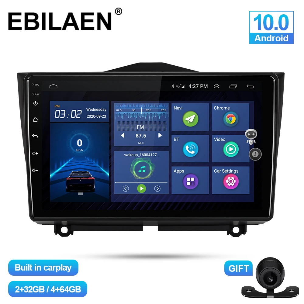 

EBILAEN Car Multimedia player For LADA Granta 2018 2019 Android 10.0 Autoradio GPS Navigation Radio Camera IPS Screen 4G RDS