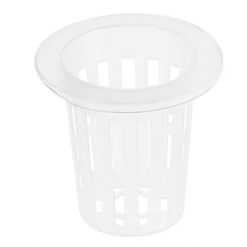 

100X Vegetable Net Cup Slotted Mesh Soilless Culture Vegetables Pots Hydroponic Vegetable Net Cups Agriculture Farmland