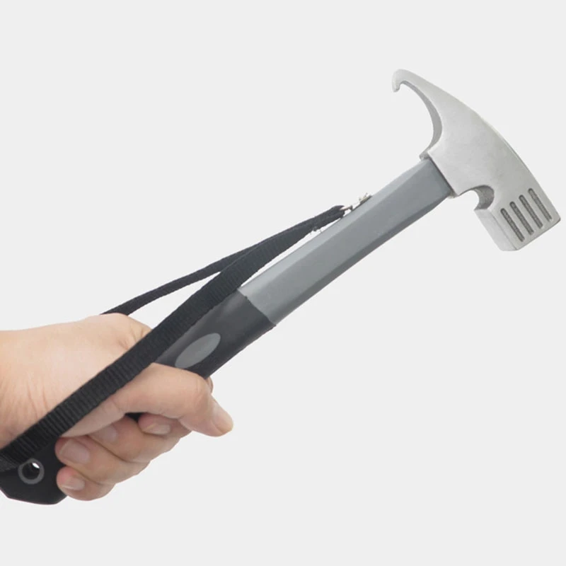 Открытый Многофункциональный гвоздь Молот кемпинговый тент навес молоток из высокоуглеродистой стали молоток бытовой мотыги гвоздь Съемник