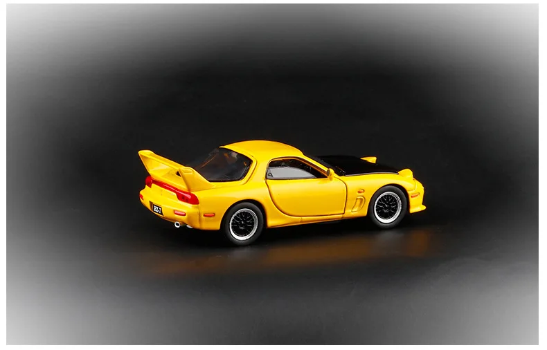JK1/32 FD RX7 спортивная модель автомобиля из сплава, открывающая дверь, звук и светильник, металлическая модель автомобиля