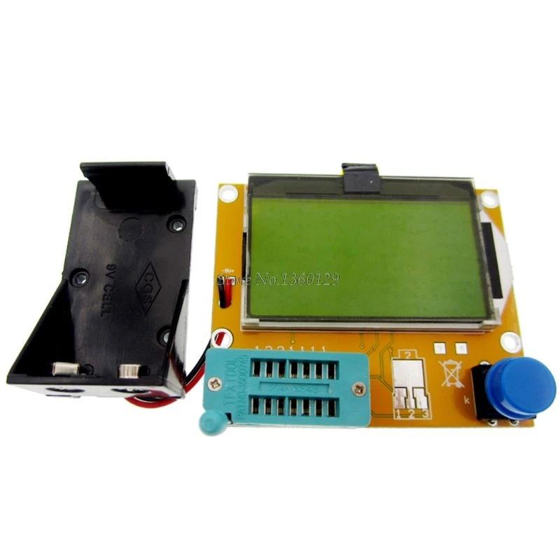 2 LCR-T4 Mega328 Транзистор тестер диодный конденсатор ESR LCR метр с Чехол MOS PNP 831F - Цвет: 2