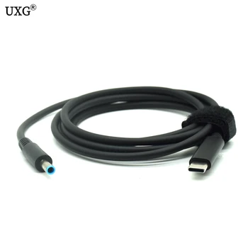 

USB Type C PD Power Adapter Plug Converter to 4.5*3.0mm Laptop Charging Cable Cord for HP Stream 11 13 14 Split 13 x2 Notebook