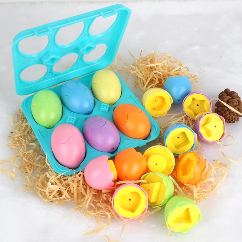 Baby Montessori Educational Toy Egg Puzzle Game Baby Toys Color Recognize Shape Match Nuts Bolts Screw Training Toy Toddler Gift 7