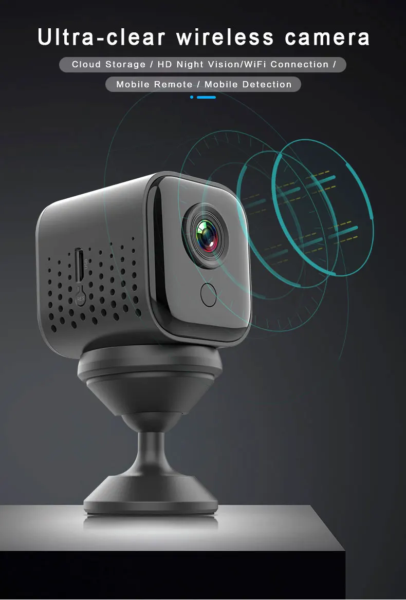 Мини wifi-глазок для двери с монитором HD 1080P сенсор Nachtsicht микро домашняя камера безопасности видеокамера телефон движения приложение DVR Dv видео Kleine камера, камера