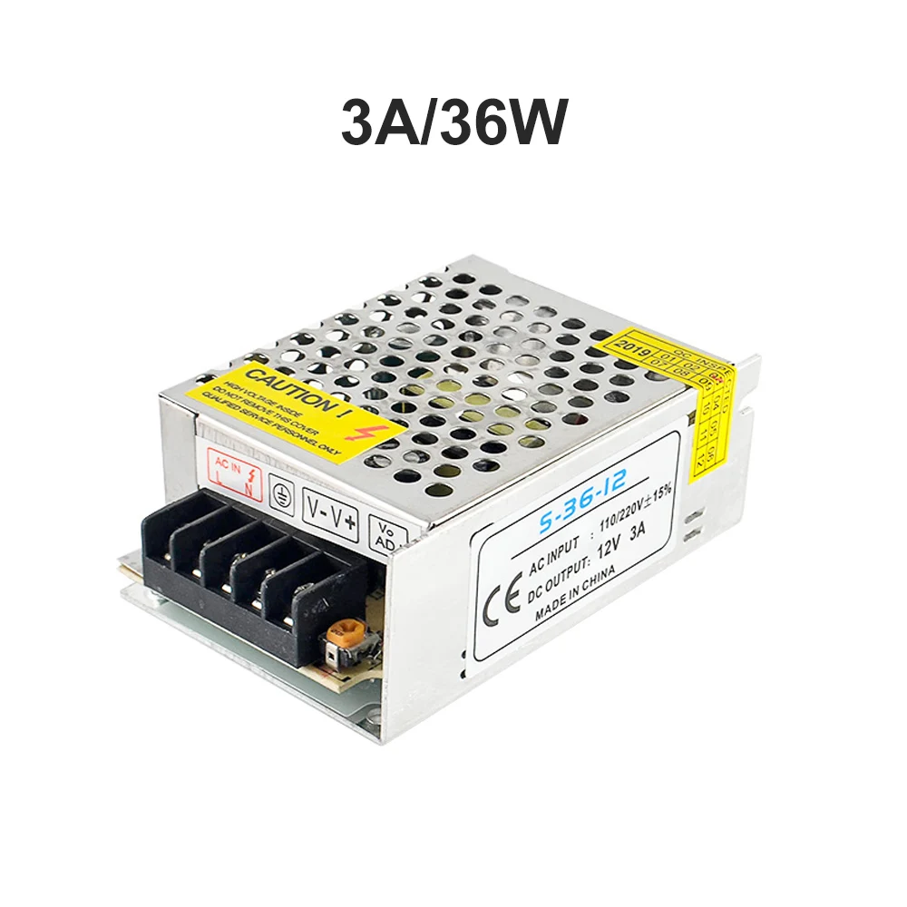 12V As shown Светильник ing трансформаторы светодиодный драйвер адаптер питания для светодиодной ленты светильник переключатель источник питания Dc 12 В светильник ing трансформаторы переключение - Испускаемый цвет: 12V As shown
