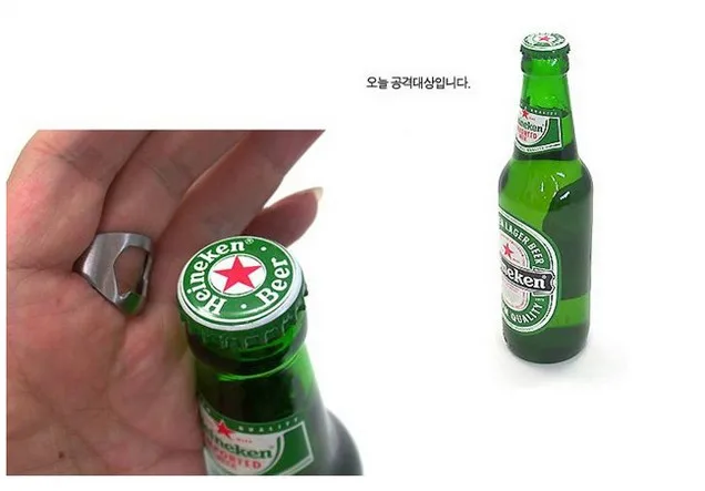 1000pcs/lot Stainless Steel Finger Ring Bottle Opener Bar Beer tool Openers Mini 20mm 22mm