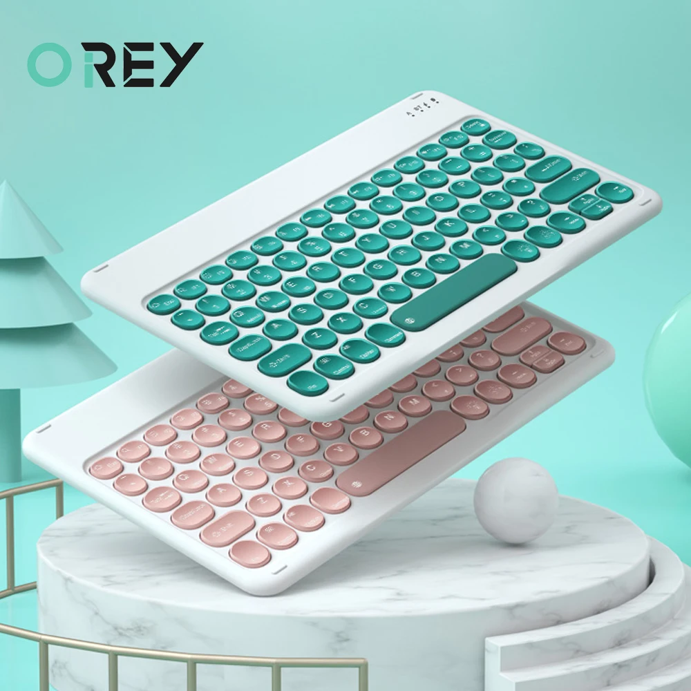 10 inch Tablet Backlit Bluetooth-compatible Wireless Keyboard Mouse For iPad Air 3 2 9.7 Mini Portable Keypad | Компьютеры и офис