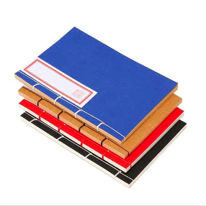 

1 PC Blank Paper Ancient Style Notebook Notepad Journal Diary Sketchbook Handmade Wire Binding Chinese Wind Notebook