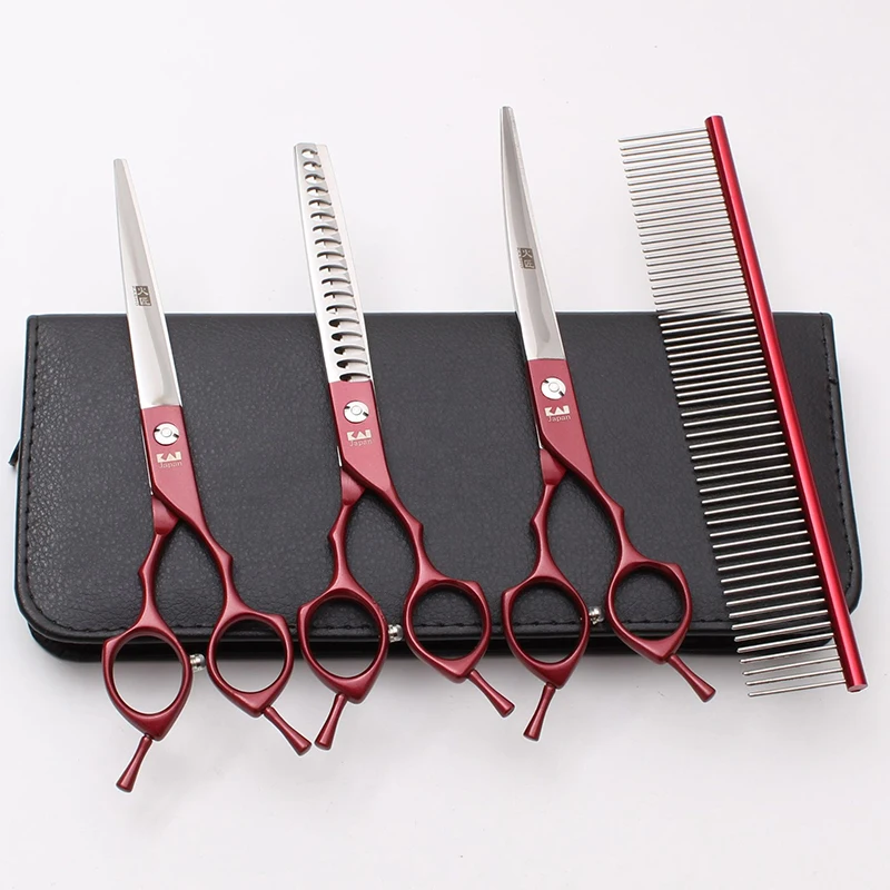 Hair Scissors Set Barber Hairdressing Cutting 6.5/7 inch Professional Thinning Curved Shears High Quality Styling Tools | Красота и