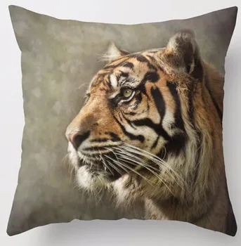

Top Fashion Luxury Tiger Love Anime Cool Square Vintage Special Pillowcase Cover Zipper Throw Pillowcase Unique Pillow Sham
