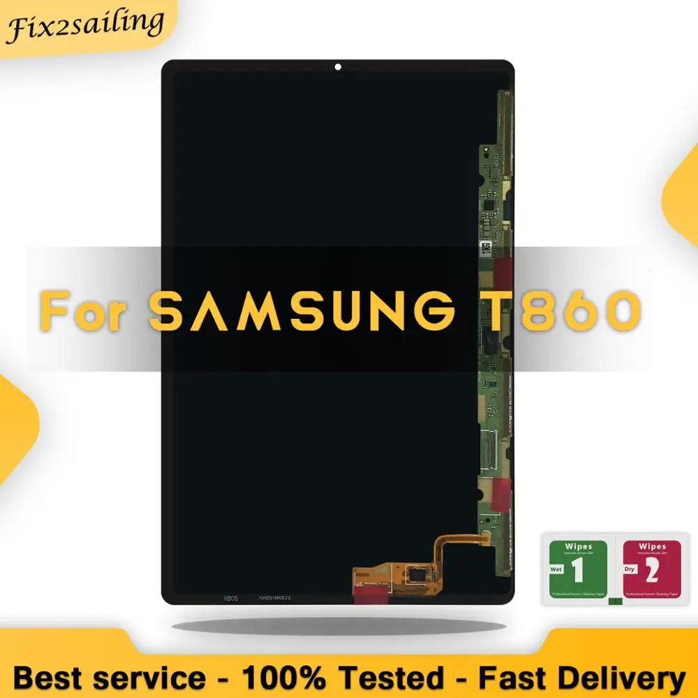 Дисплей для samsung Galaxy Tab S6 10," T860 T865 lcd кодирующий преобразователь сенсорного экрана в сборе панель для samsung T860 SM-T860