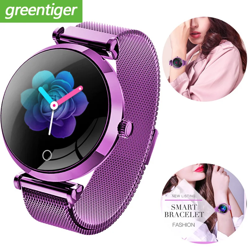 

R6 Smart Watch Women 2019 Waterproof Heart Rate Monitoring Bluetooth For Android IOS Fitness Bracelet Smartwatch Lady PK H8 H2