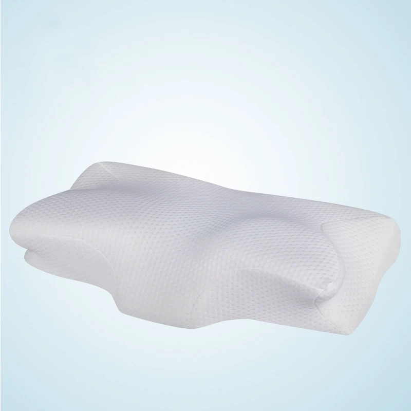 Type1 White Memory Foam подушка выпуклообразная защита шеи медленный отскок здоровье затылочный шейный массажер для шейного отдела здравоохранения унисекс - Цвет: Type1 White