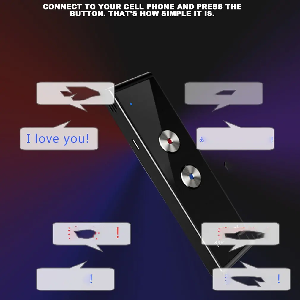 Hot T8+ Global Multilingual Translator Simultaneous Intelligent Translator Supports Voice Camera Function
