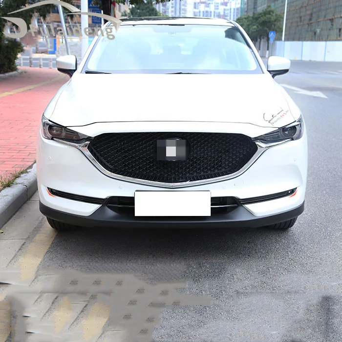 2 шт. для Mazda CX-5 CX5- передний противотуманный светильник накладка ABS хром углеродное волокно авто аксессуары