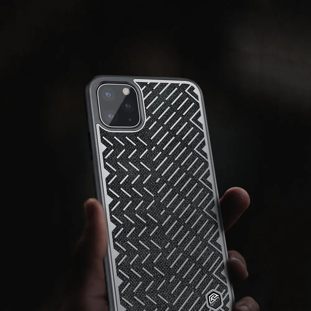 Чехол Nillkin для iPhone 11 Pro Max с нескользящей текстурой, светоотражающий чехол для задней панели телефона, чехол для iPhone 11 Pro Max