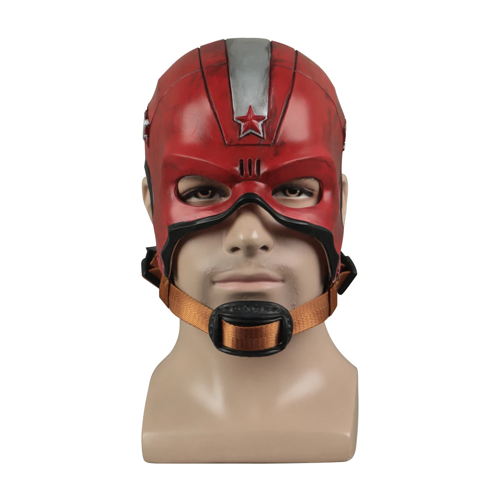 Cosplay Black Widow Red Guardian Mask Superhero Captain Aleksey Helmet