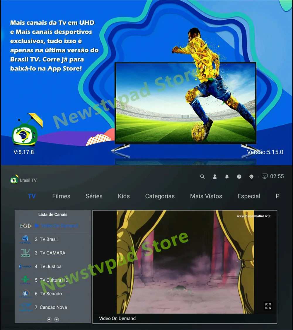H tv 5 коробка HTV H tv 6 коробка HTV 6 brasil ip tv h tv caixa Бразильский Португальский ТВ Интернет потоковая коробка Live tv Filmes по требованию tv