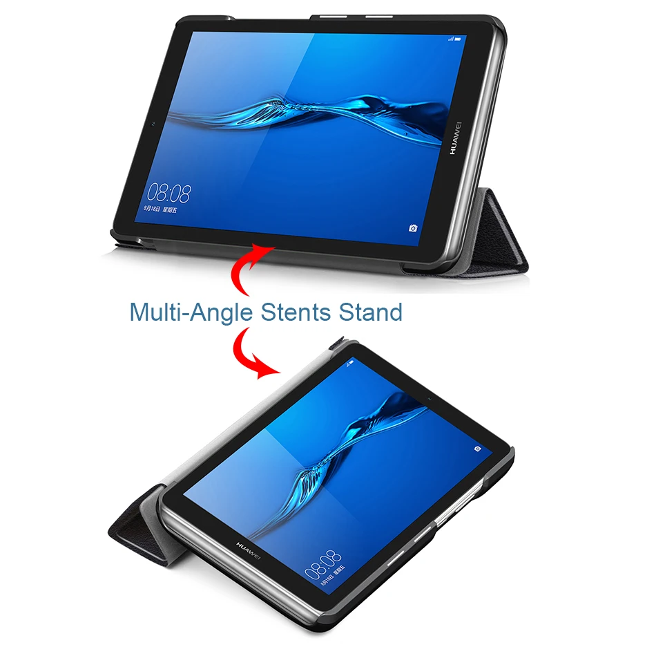 MTT чехол из полиуретановой кожи для планшета для huawei MediaPad T3 7 дюймов 3G BG2-U01 BG2-U03 трехкратный Магнитный откидной Чехол-подставка защитный чехол