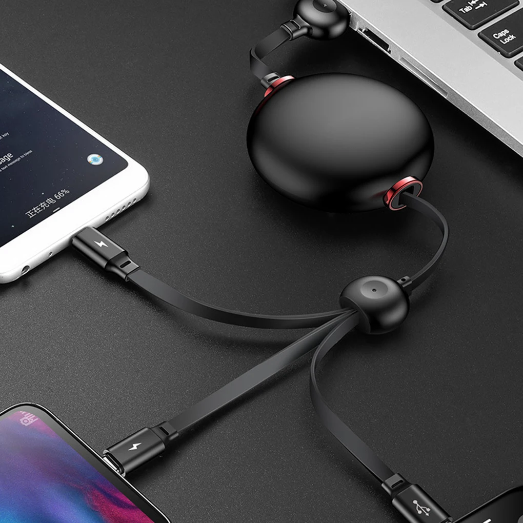 3 в 1 usb type C Micro USB кабель Замена для iPhone зарядный кабель 100 см 3A Быстрая зарядка USB C кабель