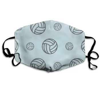 

Volleyball Racing Game Washable Reusable Mask, Cotton Anti Dust Half Face Mouth Mask For Kids Teens Men Women With Adjustable