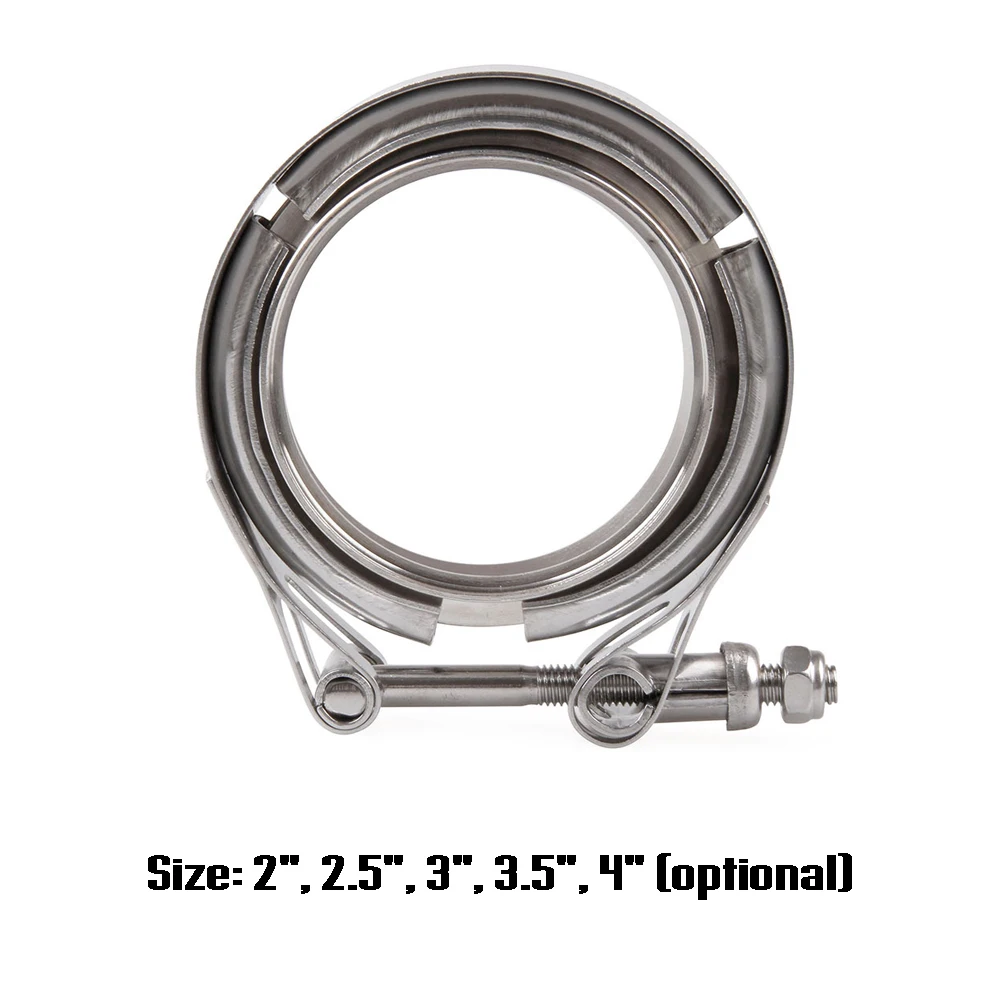 2/2,5/3/3,5/4 дюйма SS304 V-Band зажим нержавеющая сталь M/F V Band турбо выхлопная труба авто аксессуары