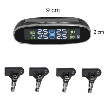 

Tire Pressure Abnormal Auto Alarm Reduce Tire Wearout solar power Pressure Accurately Measures
