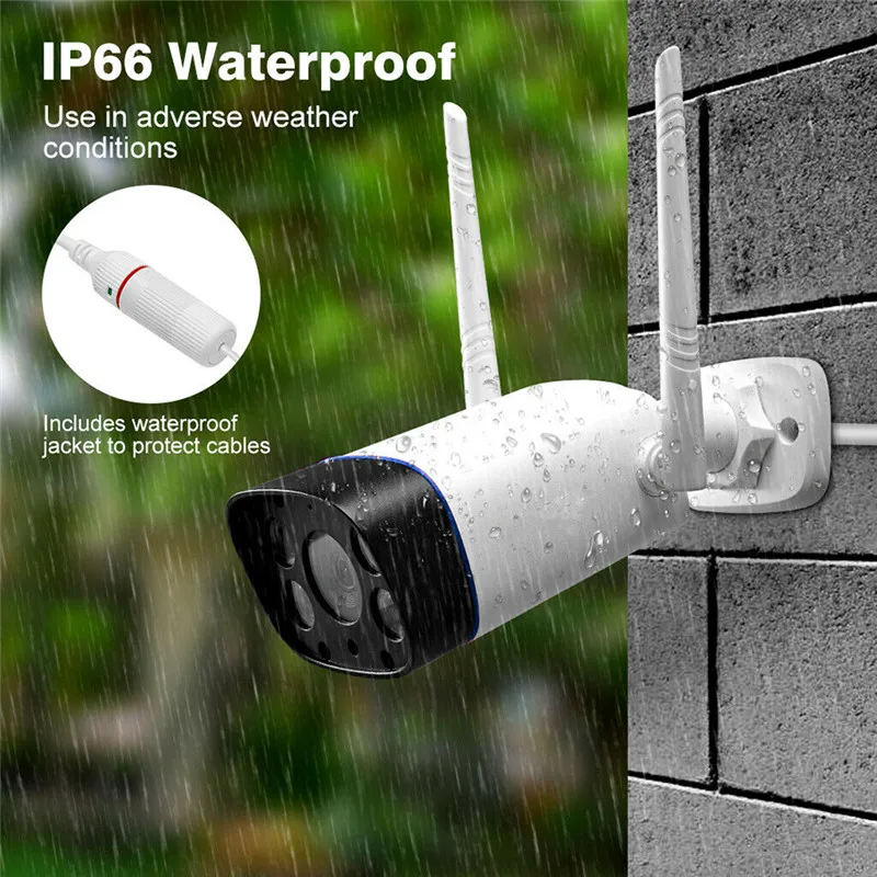 

1080P Wireless WiFi IP Camera Cloud Storage Infrared Night Vision Waterproof Two-way Audio Security Surveillance Monitor Camera