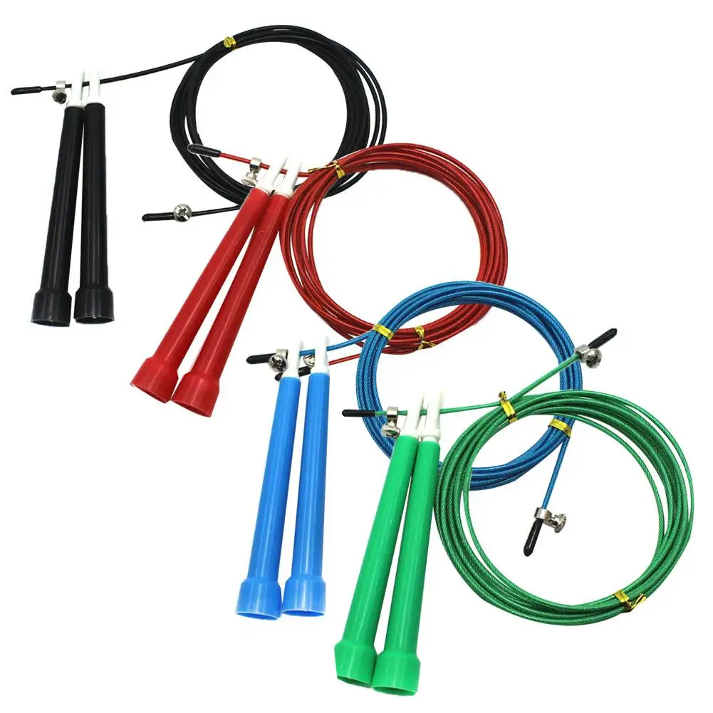Health Fitness Aerobic Exercise Bodybuilding Steel Wire Sport Jump Skipping Rope