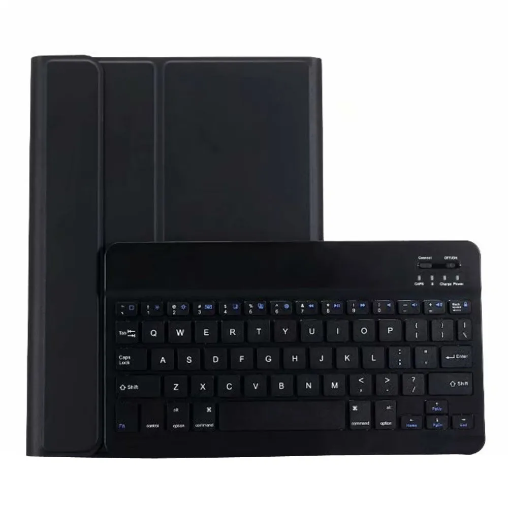 Съемный чехол-подставка для клавиатуры с Bluetooth для iPad 10,2 7-го поколения, защитный чехол, аксессуары для кожи с клавиатурой